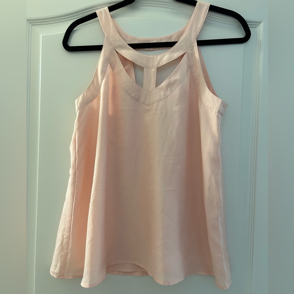 Pastel Pink cut out top